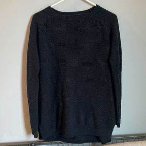 H&M, black sweater, size medium